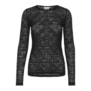Camisola de renda de mangas longas para mulher KAFFE Linda image-0