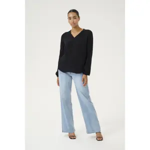 Blusa feminina KAFFE Anni Amber image-1