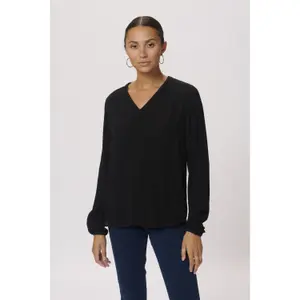 Blusa feminina KAFFE Anni Amber image-4