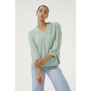 Bluzka damska KAFFE Kamilla Amber image-1