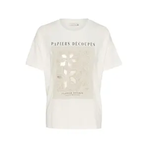 T-shirt de mulher KAFFE Fin image-0