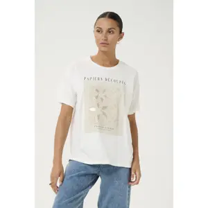 T-shirt de mulher KAFFE Fin image-2