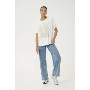 T-shirt de mulher KAFFE Fin image-3