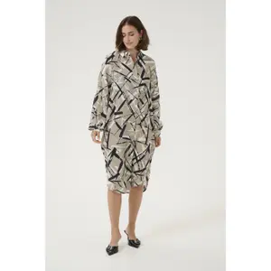 Vestido de camisa de mulher KAFFE Manilla image-0