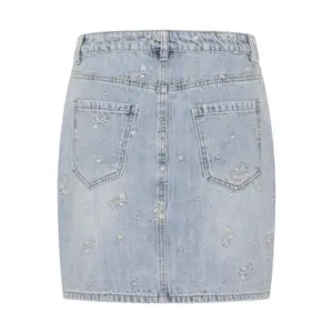 Denim skirt for women KAFFE Babeth image-3