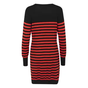 Robe pull rayée femme KAFFE Astrid image-3
