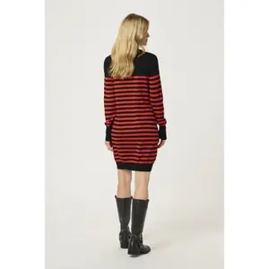 Robe pull rayée femme KAFFE Astrid image-4