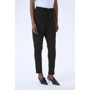 Calças de mulher com cinto KAFFE Jenny image-2