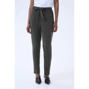 Calças de mulher com cinto KAFFE Jenny image-2