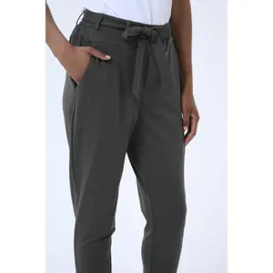 Calças de mulher com cinto KAFFE Jenny image-5