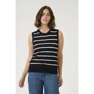 Sleeveless women's sweater KAFFE Lizza image-3