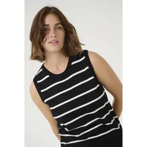 Sleeveless women's sweater KAFFE Lizza image-5