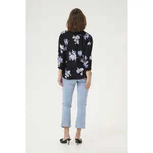 Blusa de manga 3/4 para mulher KAFFE Edita image-3