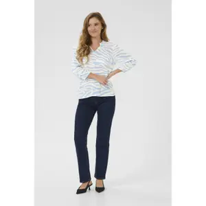 Blusa de manga 3/4 para mulher KAFFE Edita image-2