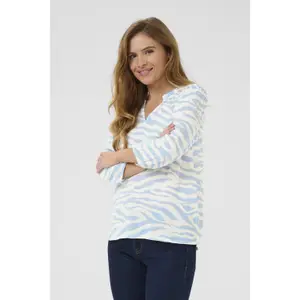 Blusa de manga 3/4 para mulher KAFFE Edita image-3