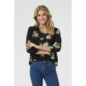 Blusa de manga 3/4 para mulher KAFFE Edita image-3