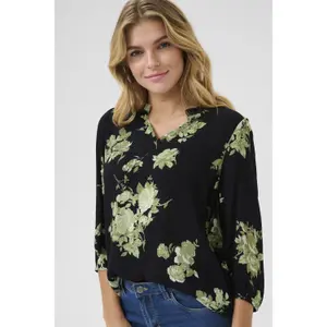 Blusa de manga 3/4 para mulher KAFFE Edita image-4