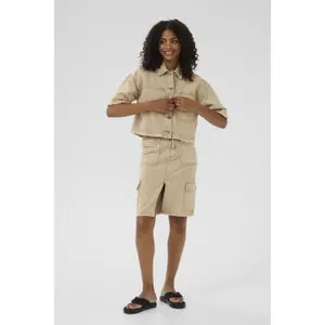 Jeansskjorta för kvinnor KAFFE Rania image-5