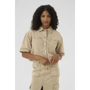 Jeansskjorta för kvinnor KAFFE Rania image-6