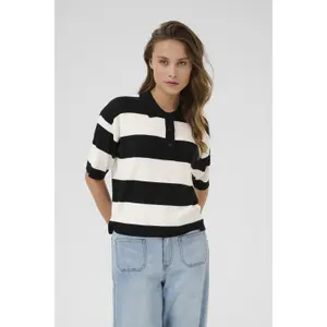 Damska koszulka polo KAFFE Lizza image-2