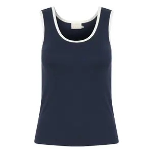 Women's tank top KAFFE Carna Contrast image-0