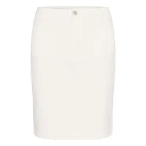 Rakt jeanskjol dam KAFFE Karla image-0