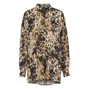 Langes Damenhemd KAFFE Thora image-1