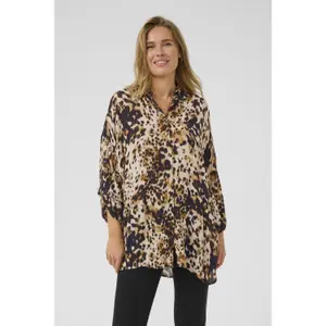 Langes Damenhemd KAFFE Thora image-3