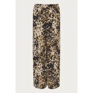 Damskie spodnie z szerokimi nogawkami KAFFE Thora image-1