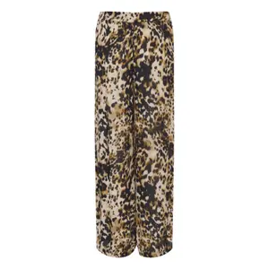 Damskie spodnie z szerokimi nogawkami KAFFE Thora image-3