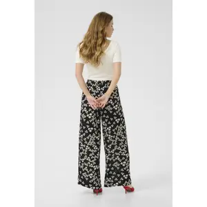 Damskie spodnie z szerokimi nogawkami KAFFE Thora image-3