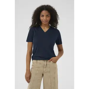 Koszulka damska KAFFE Maria V-neck image-3