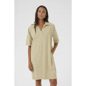 Damska sukienka koszulowa KAFFE Naya image-3