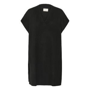 10510119-100121-damski-sweter-poncho-kaffe-annetta-czarny-gleboki