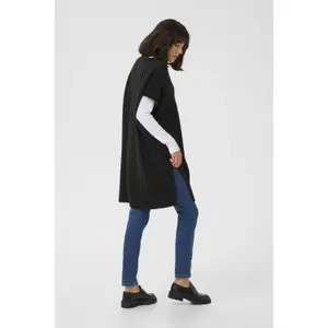 Poncho de malha feminino KAFFE Annetta image-4