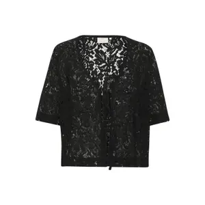 Spitzenbluse, Damen KAFFE Nomi Bow image-0