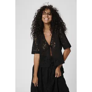 Spitzenbluse, Damen KAFFE Nomi Bow image-5