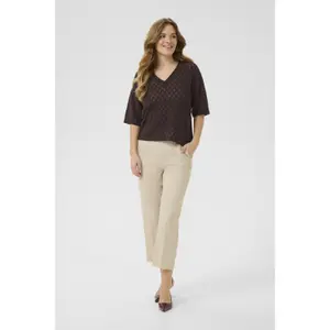 Damen V-Ausschnitt Pulli KAFFE Lourine image-2