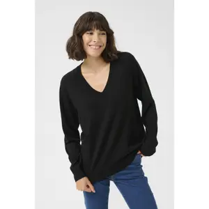 Women's V-neck sweater KAFFE Lizza image-2