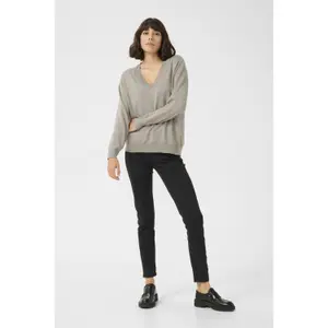Damen V-Ausschnitt Pulli KAFFE Lizza image-1