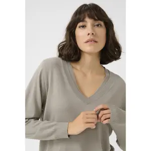 Damen V-Ausschnitt Pulli KAFFE Lizza image-2