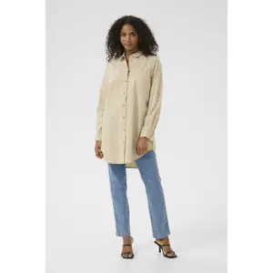 Damska długa koszula KAFFE Naya image-3