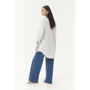 Damska długa koszula KAFFE Naya image-4