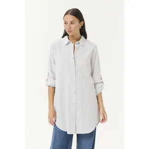 Damska długa koszula KAFFE Naya image-5