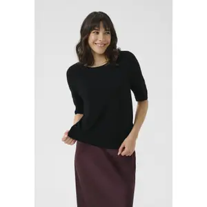 Γυναικείο πουλόβερ KAFFE lizza Boatneck Solid image-1