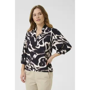 Blus för kvinnor KAFFE martha Frill image-2