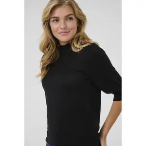 Damski sweter z golfem KAFFE Loren image-5