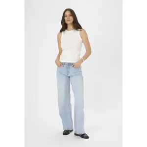 Damski tank top KAFFE Carna Rhinestone image-2