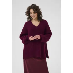 Women's V-neck sweater KAFFE Ane image-3
