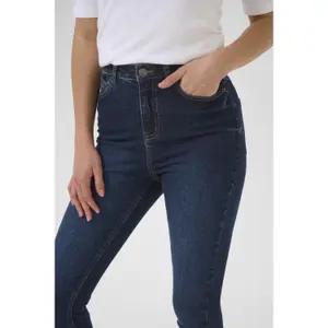 Hoch taillierte Slim-Fit Jeans Damen KAFFE Willow image-3